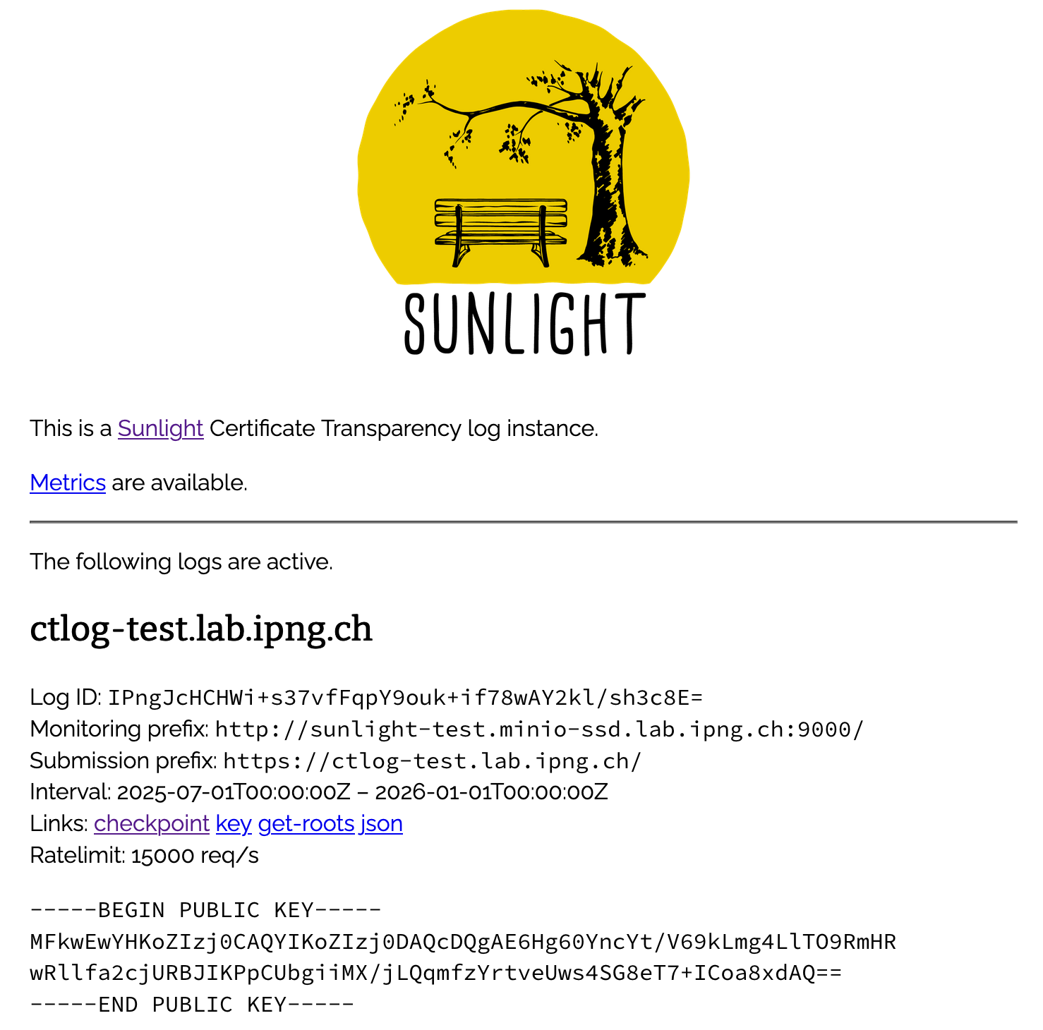 Sunlight testlog / S3