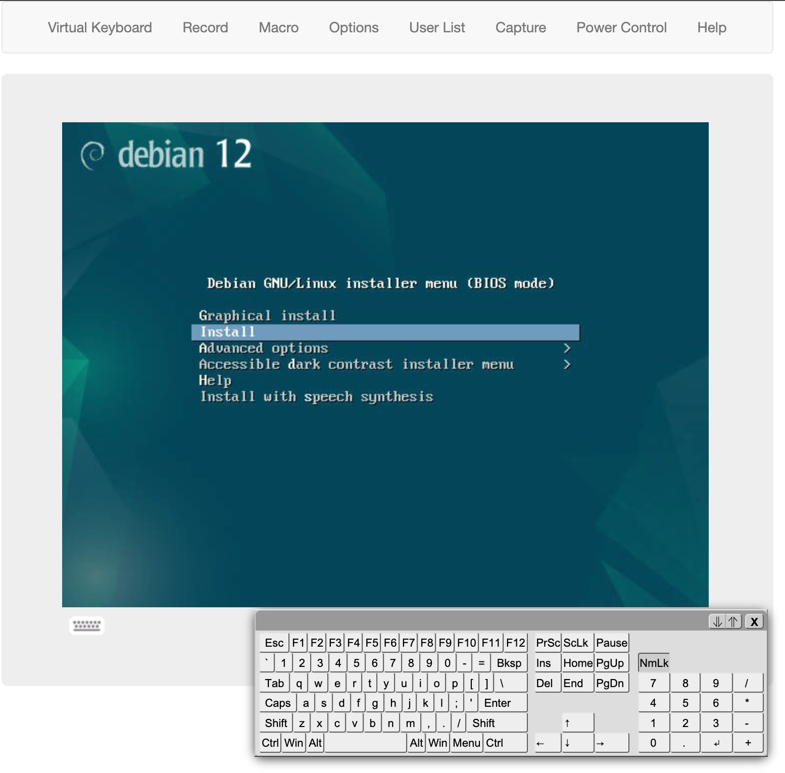 Debian on IPMI