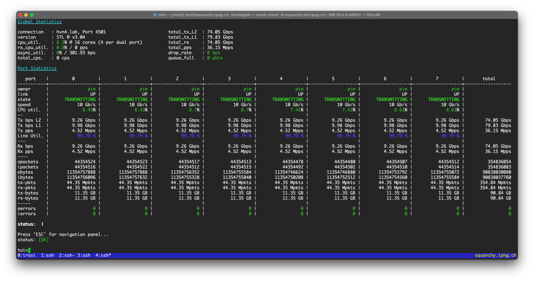 T-Rex Acceptance Loadtest