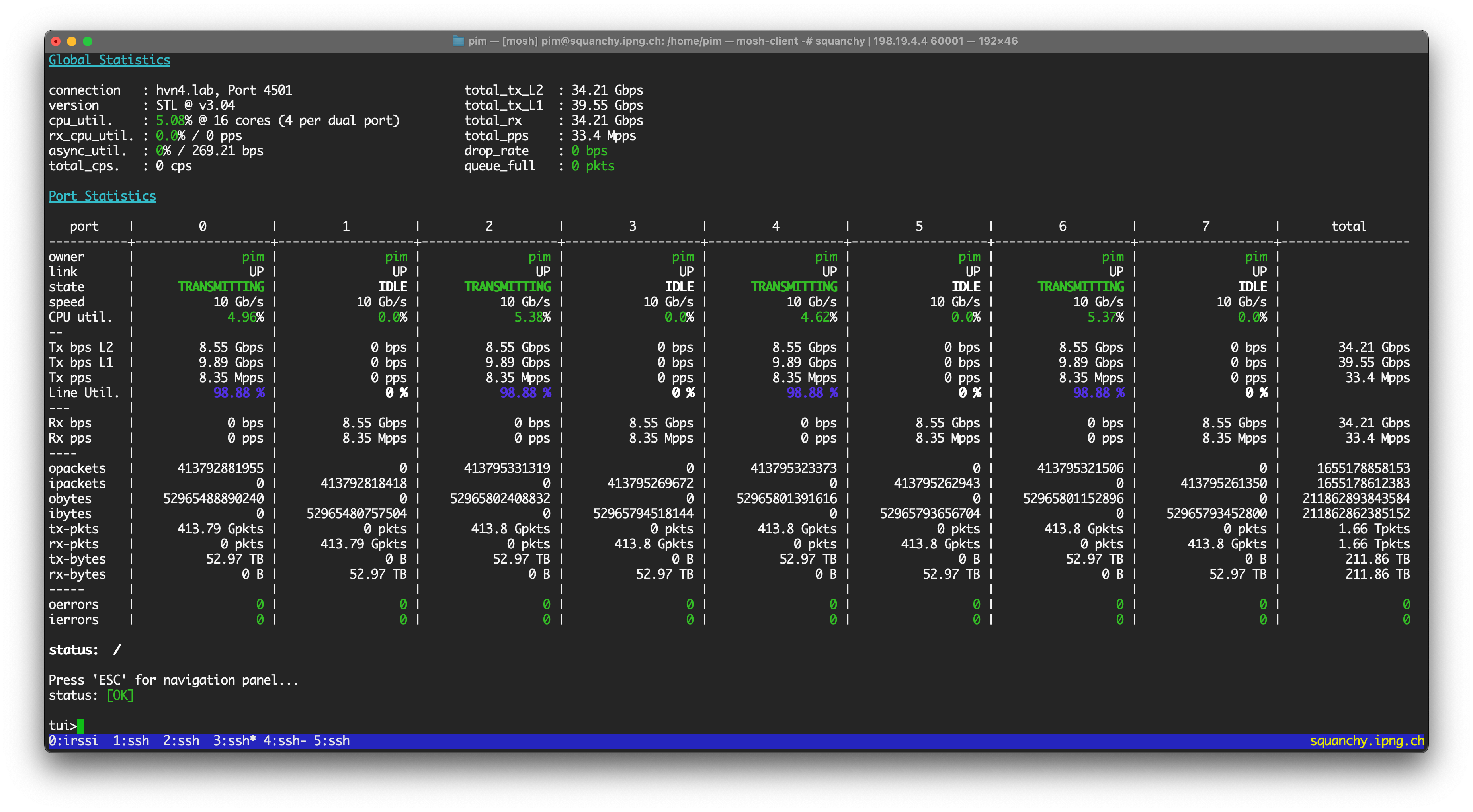 Cisco T-Rex: passthru