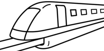 Icon of a maglev train